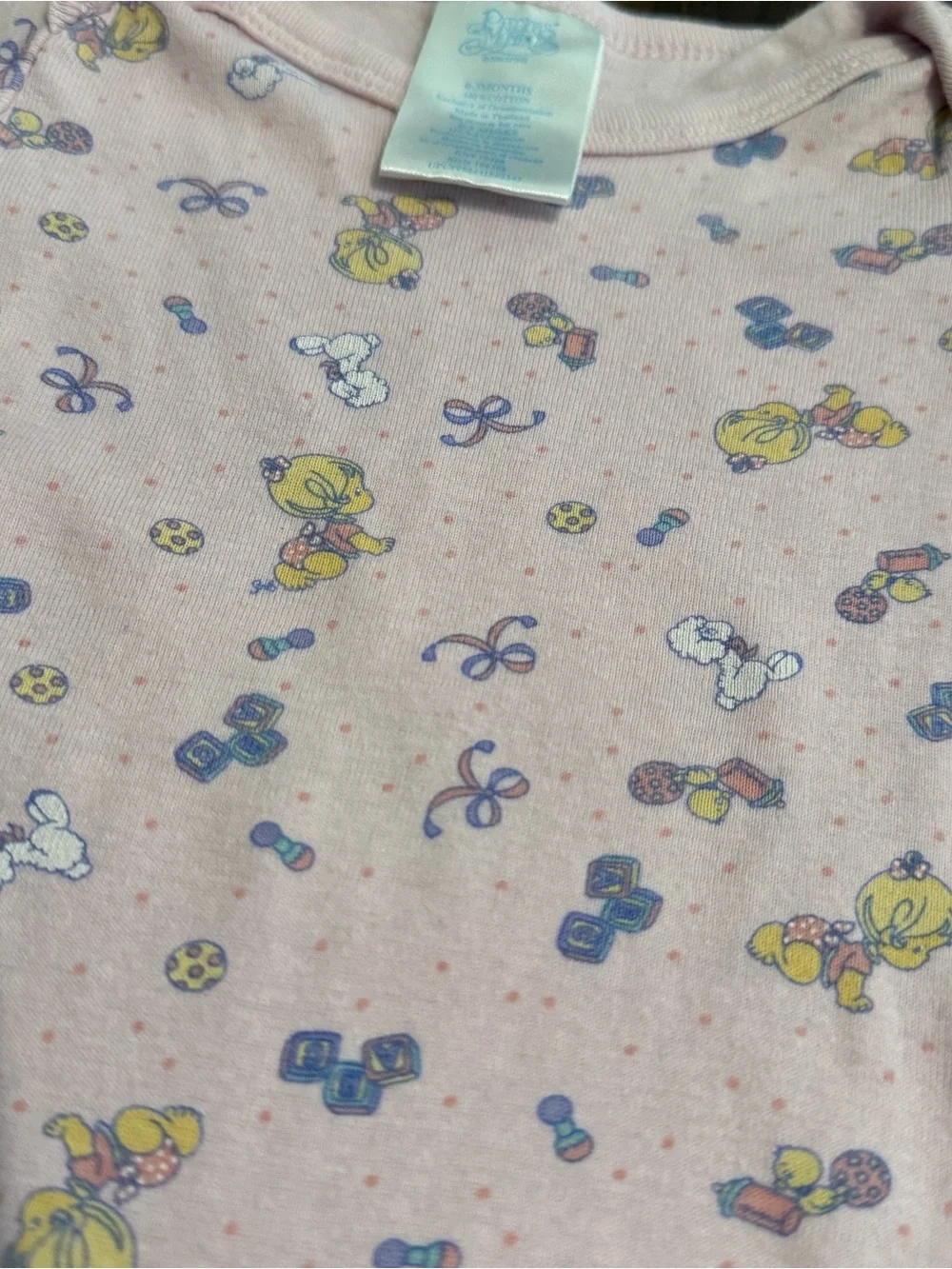 Baby girl vintage precious moments onesie